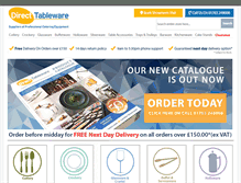 Tablet Screenshot of directtableware.com